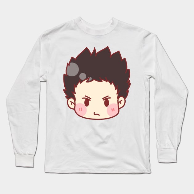 Seriously Cute Iwaizumi Long Sleeve T-Shirt by Piliponia